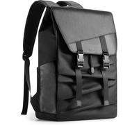 Sac À Dos Décontracté 20L Pour Hommes Et Femmes, Compatible Avec Ordinateurs Portables 15.6-16 Pouces, Adapté Aux Courts Séjours, Activités Extérieures, Voyages D'Affaires, Noir Noir