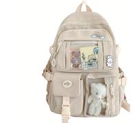 Sac à dos décontracté à la mode, classique, polyvalent, confortable et minimaliste à grande capacité, convenant pour sortir pendant la saison scolaire/de remise des diplômes Taille UniqueMulticolorePo