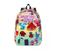Sac à dos décontracté Blue's Clues Blue Dog Cartoon, sac à dos de travail durable pour etudiants, sac à bandoulière pour hommes et femmes Noir