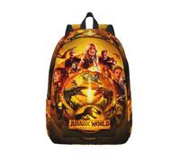 Sac à dos décontracté du film Jurassic World Dominion, cadeau pour lycée, randonnée, voyage, dinosaure, pour hommes et femmes, sac à bandoulière pour ordinateur portable Noir