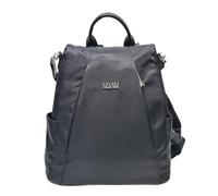 Sac à dos décontracté en nylon imperméable système anti-vol, convertible en sac à bandoulière avec 2 poches avant, idéal pour le travail, l'université... Art.5090-5 Produit original Coveri