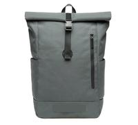 Sac à dos décontracté for ordinateur portable avec dessus enroulable for homme, cartable d'université, grande capacité, matériau en nylon, sac de voyage d'affaires étanche pour Sac Roll-Top(Gray)