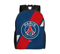 Sac à dos décontracté grande capacité pour homme, idéal pour le collège ou le lycée, Paris Saint-Germain FC - HXN5403 Noir