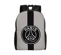 Sac à dos décontracté grande capacité pour homme, idéal pour le collège ou le lycée, Paris Saint-Germain FC - HXN5406 Noir