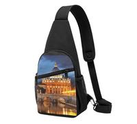Sac à dos décontracté imprimé ville du Vatican pour homme et femme, Noir , Taille unique, Sac à dos décontracté