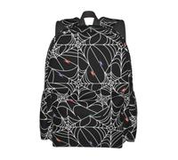 Sac à dos décontracté mignon en forme de toile d'araignée, léger et confortable pour ordinateur portable, idéal pour les trajets quotidiens et les voyages. Il est doté d'une poignée supérieure, de poc