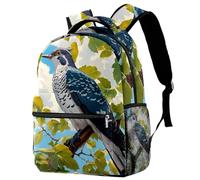 Sac à dos décontracté pour femme et homme, joli coucou, grande capacité, sac à dos de voyage, léger et mignon