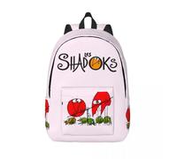 Sac à dos décontracté pour randonnée, grande capacité, L-Les Shadoks, pour etudiants, cadeau Noir