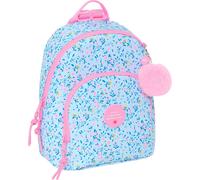 Sac à dos décontracté Vicky Martín Berrocal Paraíso Rosa bleu clair 25 x 30 x 13 cm