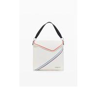 Desigual Accessoires PU Backpack, Mini Sac à Dos en polyuréthane Femmes, Blanc, Einheitsgröße