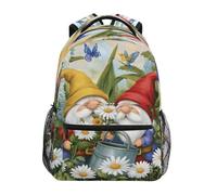 Sac À Dos Deux Gnomes Marguerite Blanche Rucksack Pour Travail