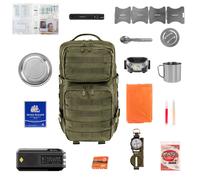 Sac à dos d'évacuation US Cooper 40 L Large V2 - avec équipement Olive - Brandit