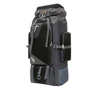 Sac à dos d'extérieur 70 L de grande capacité, portable et polyvalent, sac à dos léger pour homme et femme, adapté pour les voyages, le camping et les vacances, sac à dos de lycée, Noir , taille