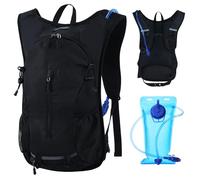 Sac à Dos d'hydratation avec Poche à Eau 2L, Réfléchissant Gilet Sac à Dos de Course Homme Femme, Léger Sac à Dos Hydratation Gilet Réglable Sac Trail Running pour Randonnée Cyclisme Marathon