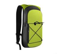 Sac à dos d'hydratation avec poche à eau isolée intégrée de 1 5 L, capacité de 7 L, tissu en maille respirant, léger, imperméable et pour une utilisation en extérieur (vert)