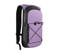 Sac à dos d'hydratation avec poche à eau, sac à dos isotherme pour cyclisme, randonnée, sports de plein air léger pour la course à pied et le cyclisme (violet)