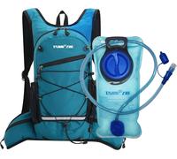Sac À Dos D'hydratation Avec Poche D'eau De 2 L, Sac D'hydratation En Nylon Léger, Sac À Dos D'eau Pour Sport De Plein Air Pour Cyclisme, Course À Pied, Vélo, Randonnée, Escalade (Bleu Lac)