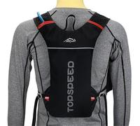 Sac À Dos D'hydratation De Voyage En Plein Air Avec Sac À Eau Pour Le Camping, Le Marathon, La Course, Etc., Rouge S Rouge