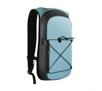 Sac à dos d'hydratation isotherme 7L avec poche à eau et design confortable pour randonneurs (bleu)