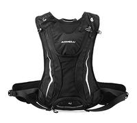 Sac à dos d'hydratation léger de 5 L pour vélo, randonnée, course à pied avec manche rembourrée, poche essentielle, double poche pour ceinture ventrale, Ripstop hydrofuge, système de rangement ventilé