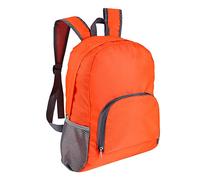 Sac à dos d'hydratation pliable de grande capacité pour l'extérieur, léger, imperméable, sac à dos d'hydratation, remplacement de la vessie, Orange, taille unique