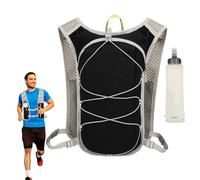 Sac À Dos D'Hydratation pour Course - Poche À Eau | avec Bouteille Souple 500ML Sangle Réglable Réfléchissante pour Randonnée VTT Ski Alpinisme Cyclisme Fitness