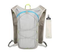 Sac À Dos D'Hydratation pour Course,Sac À Dos avec Poche Eau Réfléchissante - avec Bouteille Souple 500ML Sangle Réglable Réfléchissante pour Randonnée VTT Ski Alpinisme Cyclisme Fitness