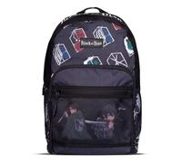 Sac Ã dos Difuzed Attack on Titan Crests Bleu TU