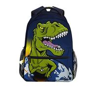 Sac À Dos Dinosaur The Planet Casual Backpack Légersac D'École Ordinateur Portable Bookbag pour Randonnée Étudiant Cadeau Rentrée