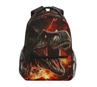 Sac à dos dinosaure à ouverture ouverte pour garçons et filles, grands sacs à dos pour l'école primaire, sac à dos à bandoulière