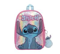 Sac à dos Disney holographique arc-en-ciel Porte-clés et poche pour bouteille d'eau Joli sac à dos multicolore pour l’école et la crèche, M