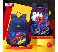 Sac à dos Disney Marvel Spiderman pour les élèves de la 1ère à la 3ème année, ultra-léger réduisant le poids, design ergonomique, sac à dos décontracté minimaliste et à la mode Polyester