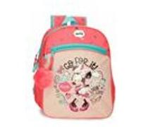 Disney Sac à dos scolaire Minnie Lovin Life Multicolore microfibre 27 x 33 x 11 cm 9,8 L