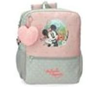 Disney Joumma Minnie Wild Nature Sac à Dos Vert 25 x 32 x 12 cm Polyester 9,9 L, Vert, Sac à Dos