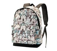 Sac à dos - Disney - Minnie - Noir - Urbain - Rembourré avec port USB