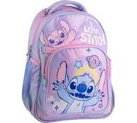 Sac à dos Disney Stitch original pour enfants, motif rose et violet | Grand sac à dos d'école Stitch pour filles et garçons d'âge préscolaire et primaire, résistant et léger.