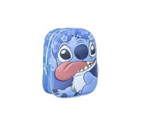 Sac à dos disney stitch pour enfants - design 3d amusant, sac d'école léger pour les fans de lilo & stitch ! bleu TU