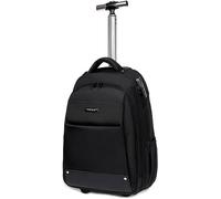 Sac à dos Dluxca Rolling Backpack avec roues Sac de voyage de voyage de chariot de chariot imperméable Business Racksack sac parfait pour les hommes et les femmes transportent des bagages avec roues