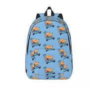 Sac à dos Dogman Cool Manga Comic pour hommes et femmes, sac à dos cool pour le travail au lycée, sac à bandoulière pour ordinateur portable Dog Man Durable Noir