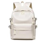 Sac à dos d'ordinateur simple for homme, idéal for les loisirs, les voyages, le sport, le collège ou les étudiants Idéal pour les Scolaires(WHITE)