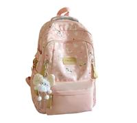 Sac à dos double bretelles grande capacité pour rentrée scolaire conçu pour collégiennes et lycéennes alliant légèreté respirabilité décharge pondérale et dorsale idéal usage quotidien et (One Size)