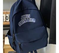 Sac à dos double capacité élevée à la mode avec pendentif lettre pour étudiants et voyageurs, fournitures scolaires, sac à dos scolaire, sac d'école, sac à dos pour l'école, rentrée des classes, carta