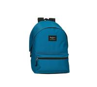 Pepe Jeans Sac à dos Aris - Double compartiment, PC 15,6 pouces, 31×44×17,5 cm, Polyester, Bleu