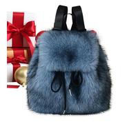 Sac à dos Doudou - Cuir PU souple | sac à cordon | Bandoulière réglable | Compact Léger Chaud Confortable | Voyages Hiver Randonnée École Noël pour Femmes Hommes