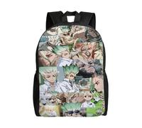 Sac à dos Dr Stone Anime, sac de voyage imprimé en 3D, sac à dos décontracté - SYS573 Noir