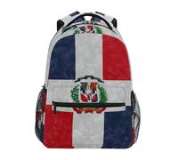 Sac À Dos Drapeau De La République Dominicaine Cartable Scolaire | Cartables classique Rucksack Pour Travail