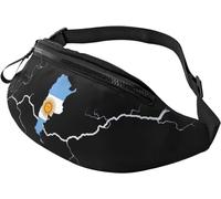 Sac À Dos Drapeau De L'Argentine, Sacoche Banane Portable Pochette Telephone Léger Sac À La Taille pour Homme Femme Alpinisme