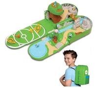 BANDAI - Pokémon - Sac à Dos du dresseur Pokémon - Univers dans Un Sac avec Mini-Jeux - Sac Accessoire Qui se transforme en Arène - Figurine Pikachu Incluse - Jouet Enfant 4 Ans et + - WT98079