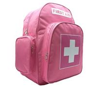 Sac à dos d'urgence rouge - Sac de premiers secours vide - Sac à dos médical pour traitement des traumatismes - Pour ambulanciers paramédicaux, randonnée, camping, garderie, vacances en plein air