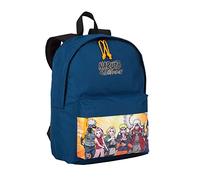 Sac à dos école américain Naruto - poche principale et poche avant - compartiment pour ordinateur et intérieur doublé - bretelles et dos rembourrés - 40 x 31 x 13 cm - Toybags